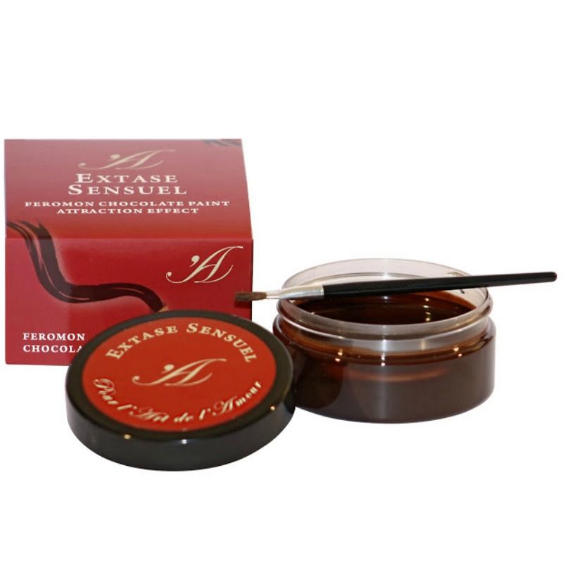 EXTASE SENSUAL - CHOCOLATE BODY PAINT WITH ATTRACTION EFFECT 50 ML EXTASE SENSUAL  NOCTURNA DESIRES
