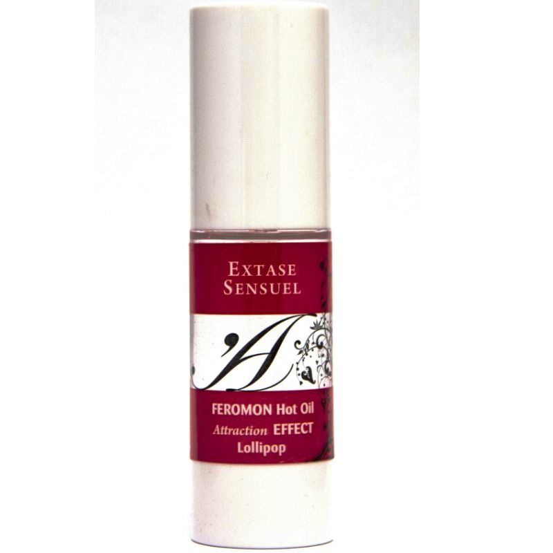 EXTASE SENSUAL - HEATING EFFECT MASSAGE OIL WITH LOLLIPOP PHEROMONES 30 ML EXTASE SENSUAL  NOCTURNA DESIRES