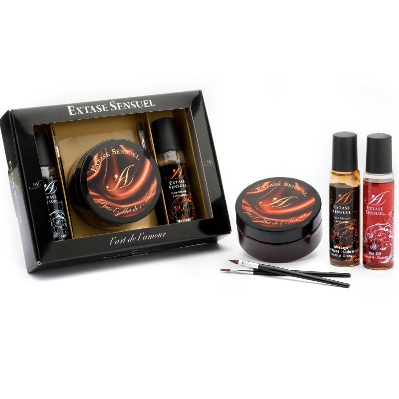 EXTASE SENSUAL - APHRODISIAC CHOCOLATE CHEST KIT EXTASE SENSUAL  NOCTURNA DESIRES
