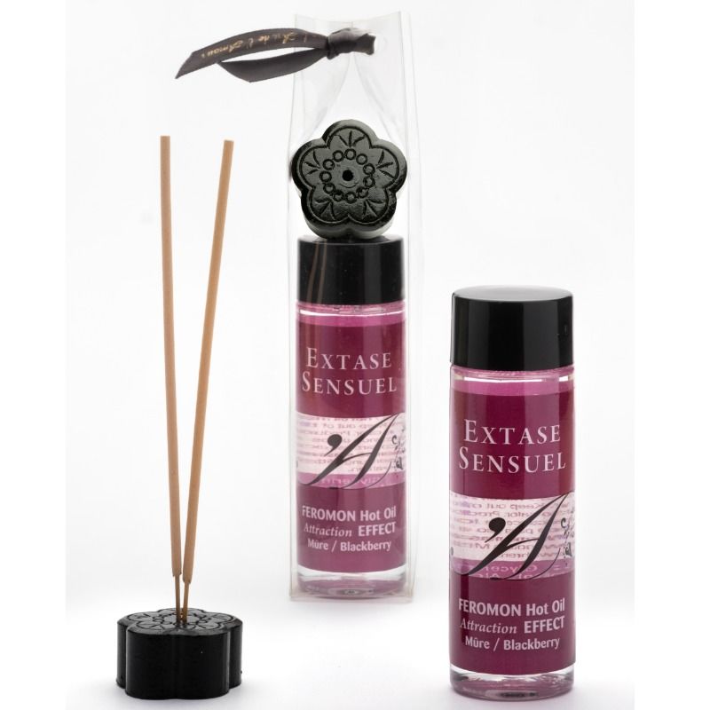 EXTASE SENSUAL - HEATING EFFECT MASSAGE OIL WITH BLACKBERRY PHEROMONES 100 ML EXTASE SENSUAL  NOCTURNA DESIRES