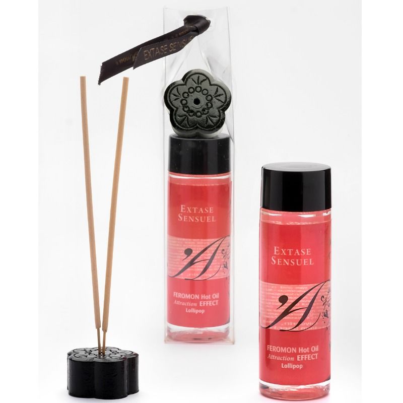 EXTASE SENSUAL - HEAT EFFECT MASSAGE OIL WITH PIRULET PHEROMONES 100 ML EXTASE SENSUAL  NOCTURNA DESIRES