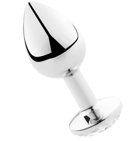 SECRETPLAY - PLUG ANAL TRANSPARENT ALUMINUM 8 CM SECRETPLAY TOYS  NOCTURNA DESIRES