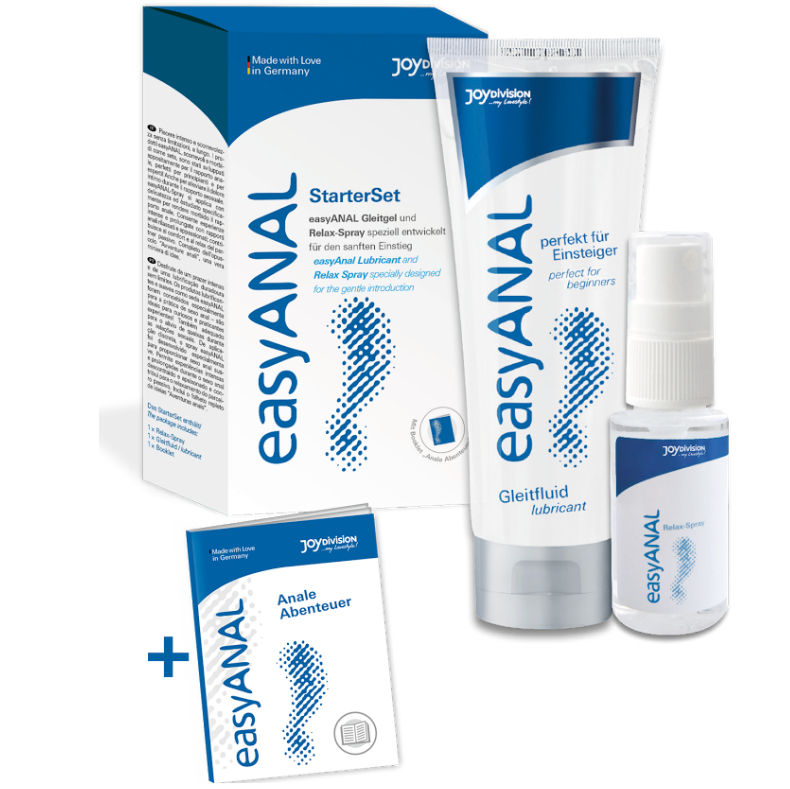 JOYDIVISION EASYANAL - STARTER SET  LUBRICANTE + RELAX SPRAY JOYDIVISION EASYANAL  NOCTURNA DESIRES
