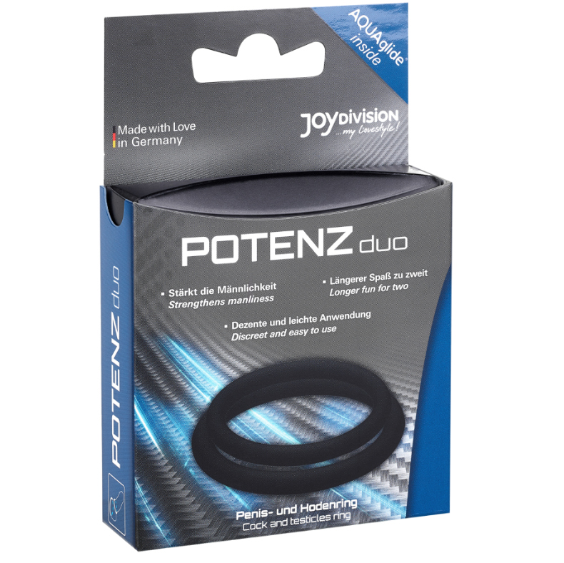 JOYDIVISION POTENZDUO - BLACK RINGS - M - NOCTURNA DESIRES