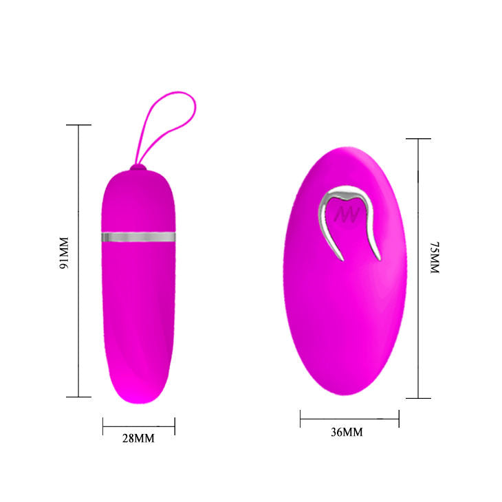 PRETTY LOVE - DEBBY VIBRATING EGG WITH CONTROL PRETTY LOVE  NOCTURNA DESIRES