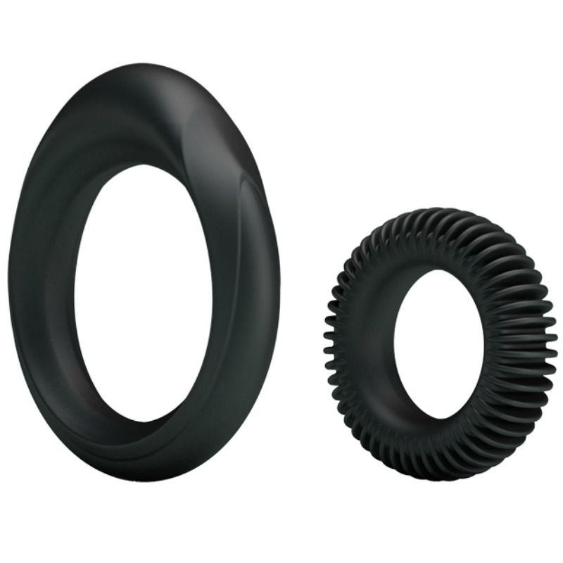 BAILE - KIT 2 SILICONE RINGS RING MANHOOD BAILE FOR HIM  NOCTURNA DESIRES