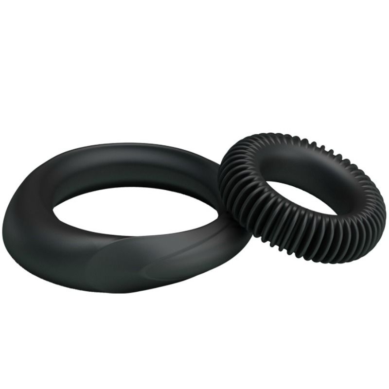 BAILE - KIT 2 SILICONE RINGS RING MANHOOD BAILE FOR HIM  NOCTURNA DESIRES