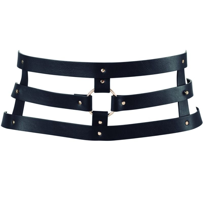 BIJOUX - INDISCRETS MAZE BELT WITH STRAP BLACK BIJOUX MAZE  NOCTURNA DESIRES