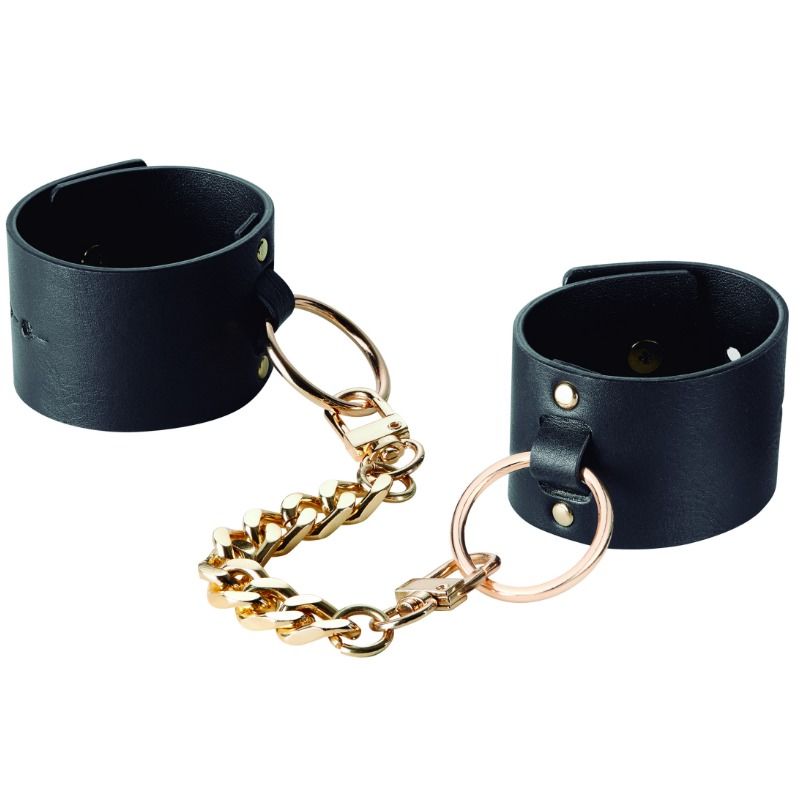 BIJOUX INDISCRETS MAZE - WIDE CUFFS BLACK BIJOUX MAZE  NOCTURNA DESIRES
