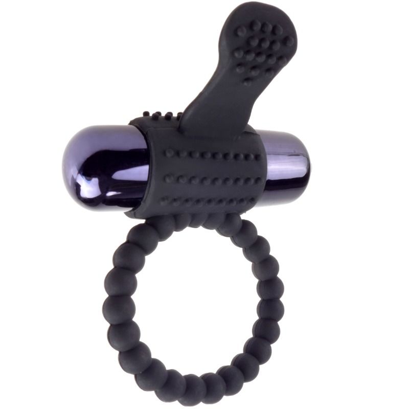 FANTASY C-RINGZ - BLACK SILICONE VIBRATING RING FANTASY C-RINGZ  NOCTURNA DESIRES