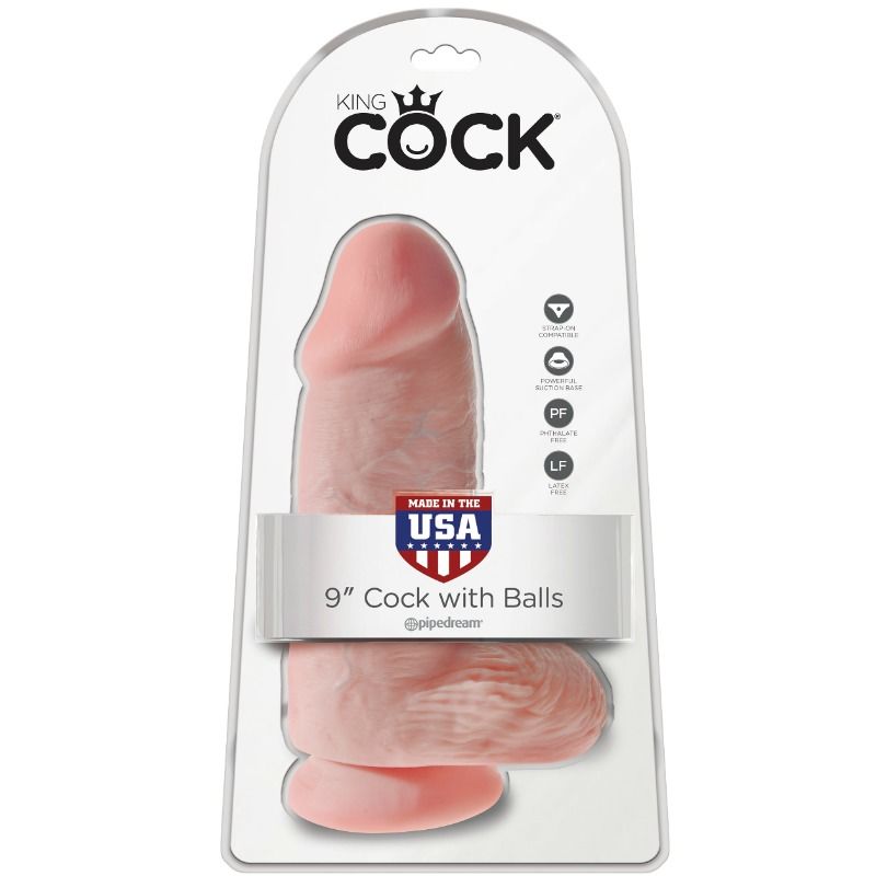 KING COCK - REALISTIC PENIS CHUBBY 23 CM KING COCK  NOCTURNA DESIRES