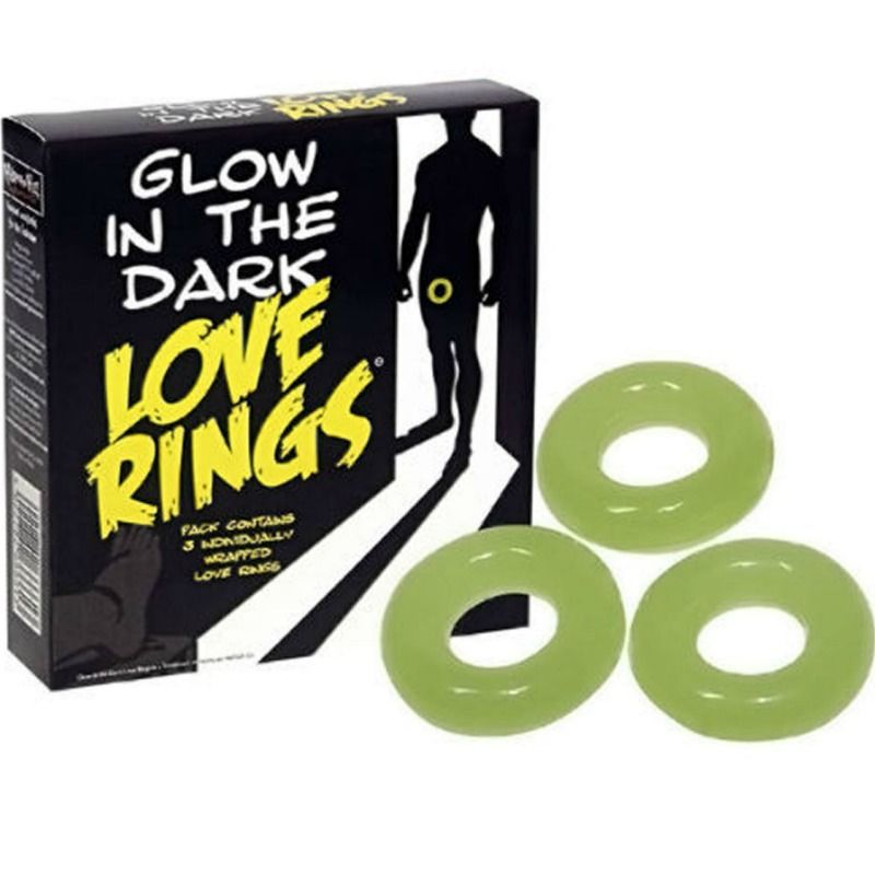 SPENCER & FLEETWOOD - PACK 3 FLUORESCENT RINGS SPENCER & FLETWOOD  NOCTURNA DESIRES