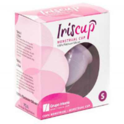 IRISCUP - SMALL PINK MONTH CUP A + FREE STERILIZER BAG IRISCUP  NOCTURNA DESIRES