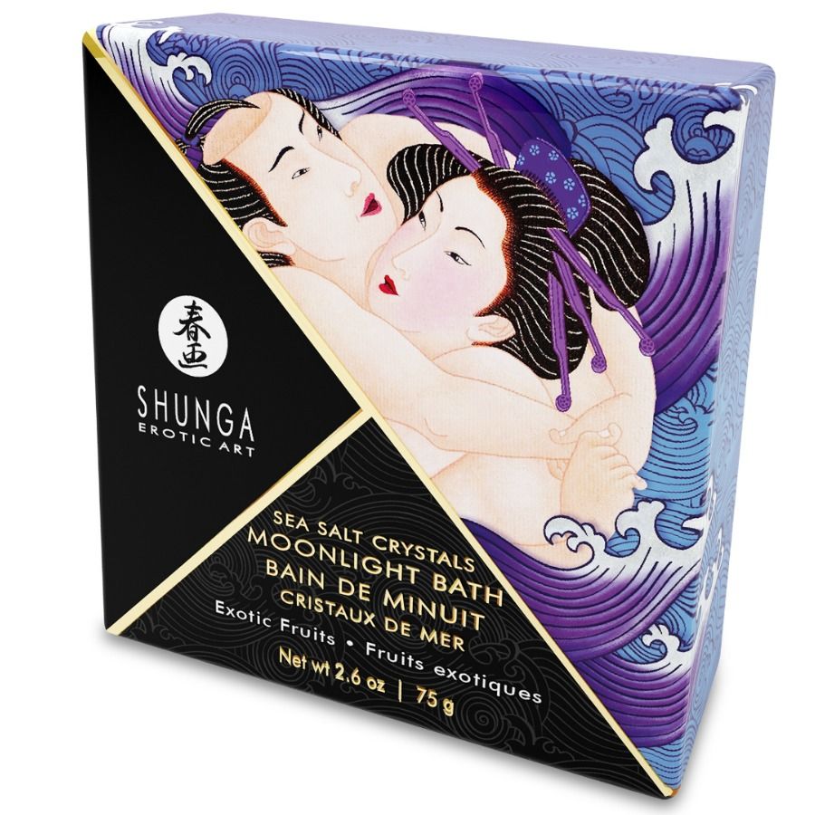 SHUNGA - EXOTIC PURPLE FLAVORED BATH SALTS 75 GR SHUNGA BATH EXPERIENCE  NOCTURNA DESIRES
