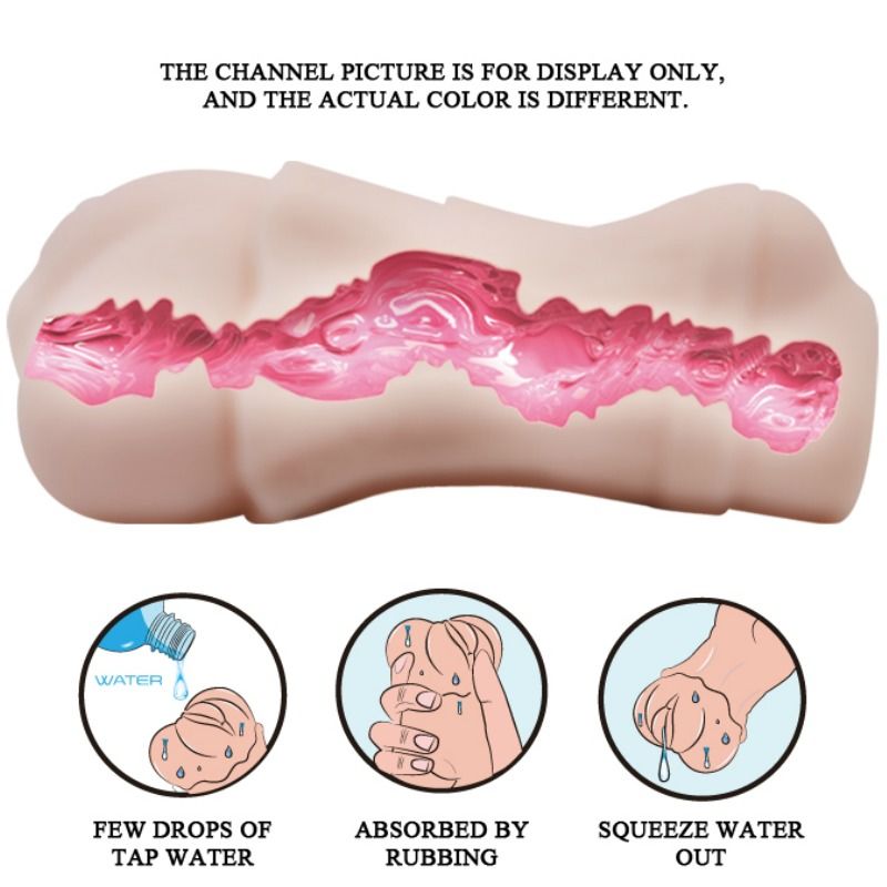 CRAZY BULL - WATER SKIN VAGINA MASTURBADOR WITH VIBRATING BULLET 2 CRAZY BULL  NOCTURNA DESIRES