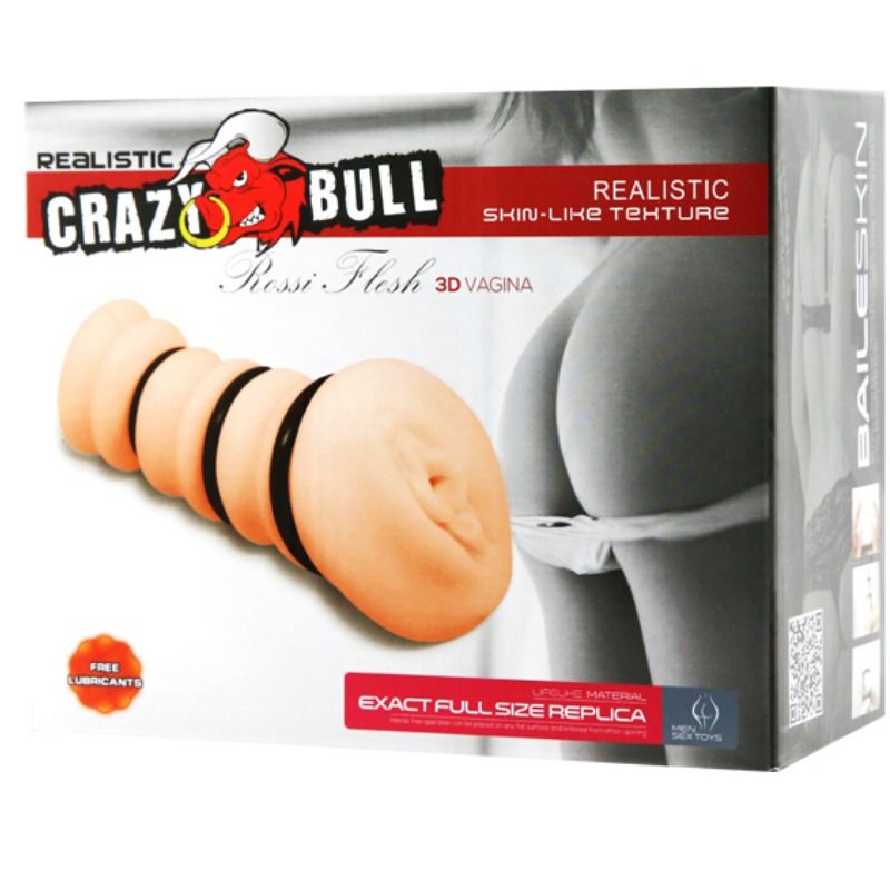 CRAZY BULL - MASTURBADOR WITH RINGS VAGINA MODEL 2 CRAZY BULL  NOCTURNA DESIRES