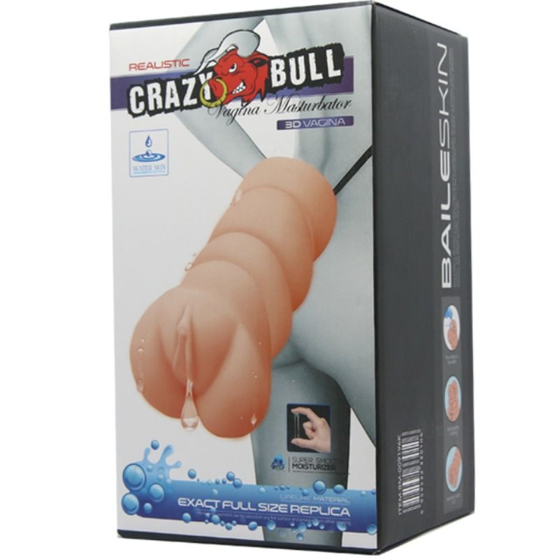CRAZY BULL - WATER SKIN MASTURBADOR VAGINA MODEL 3 CRAZY BULL  NOCTURNA DESIRES