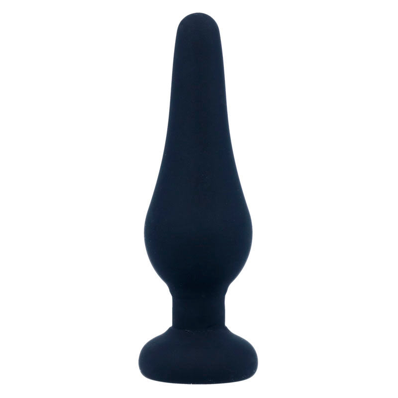 INTENSE - ANAL PLUG PIPO S BLACK SILICONE 9.8 CM INTENSE ANAL TOYS  NOCTURNA DESIRES