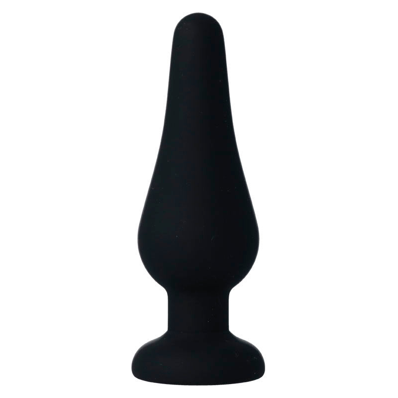 INTENSE - ANAL PLUG PIPO M BLACK SILICONE 11 CM INTENSE ANAL TOYS  NOCTURNA DESIRES