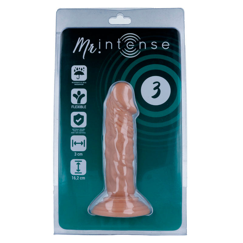 MR INTENSE - 3 REALISTIC COCK 16.2 CM -O- 3 CM MR. INTENSE  NOCTURNA DESIRES