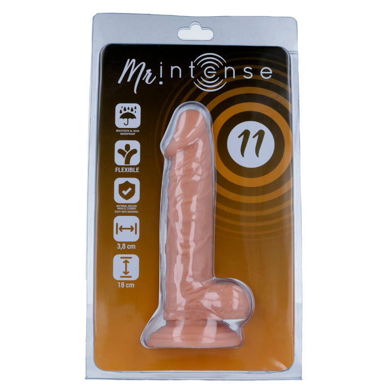 MR INTENSE - 11 REALISTIC COCK 18 CM -O- 3.8 CM MR. INTENSE  NOCTURNA DESIRES