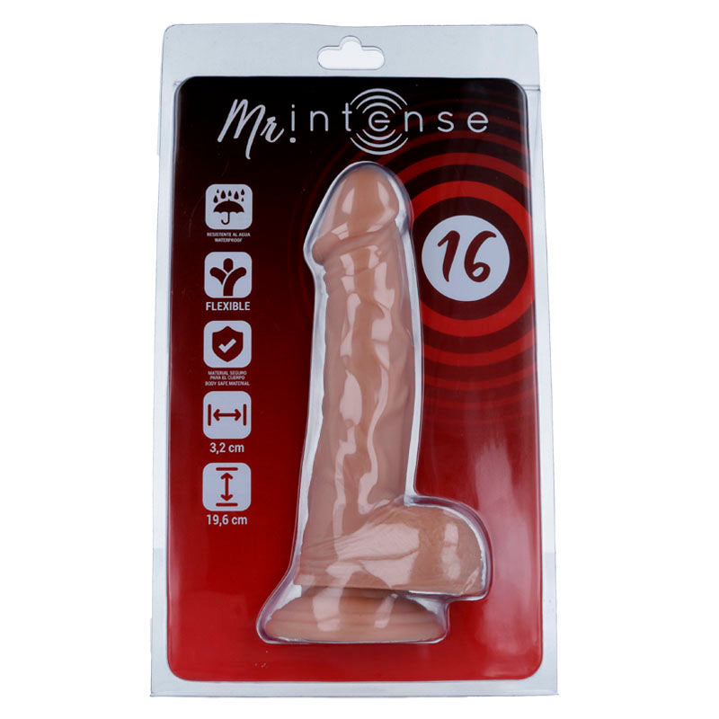 MR INTENSE - 16 REALISTIC COCK 19.6 CM -O- 3.2 CM MR. INTENSE  NOCTURNA DESIRES
