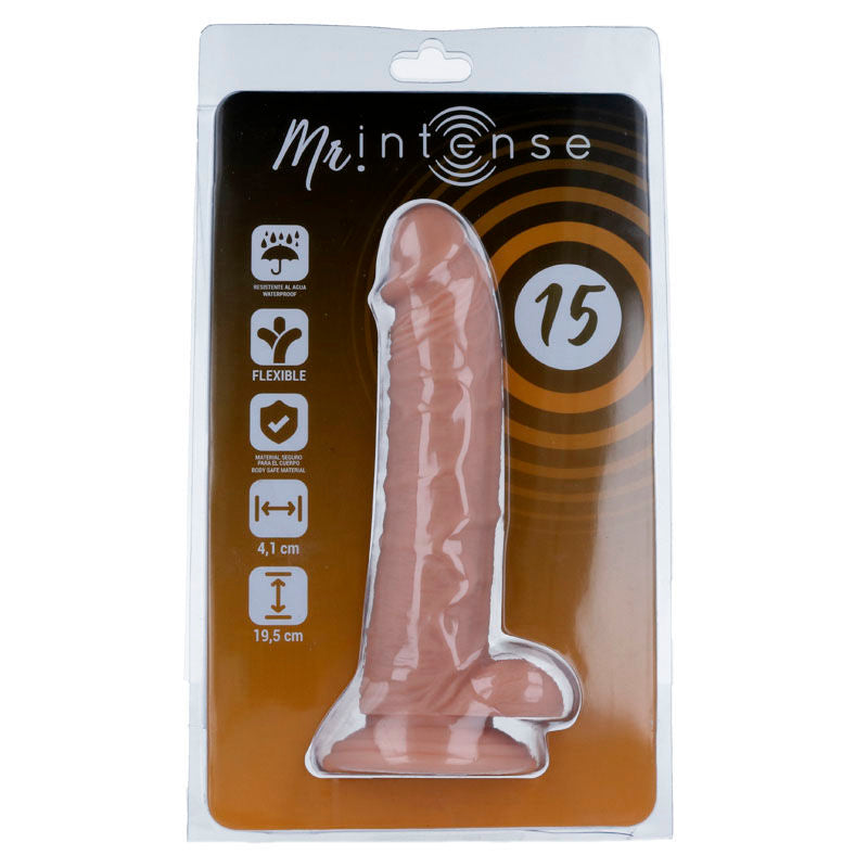 MR INTENSE - 15 REALISTIC COCK 19.5 CM -O- 4.1 CM MR. INTENSE  NOCTURNA DESIRES