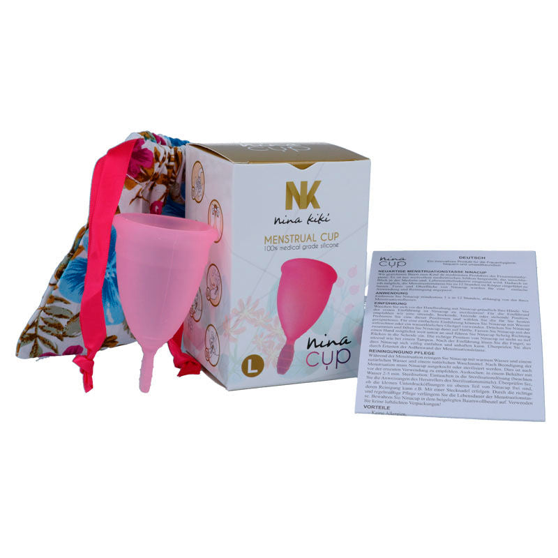 NINA KIKÍ - MENSTRUAL CUP PINK - SIZE L NINA KIKÍ  NOCTURNA DESIRES