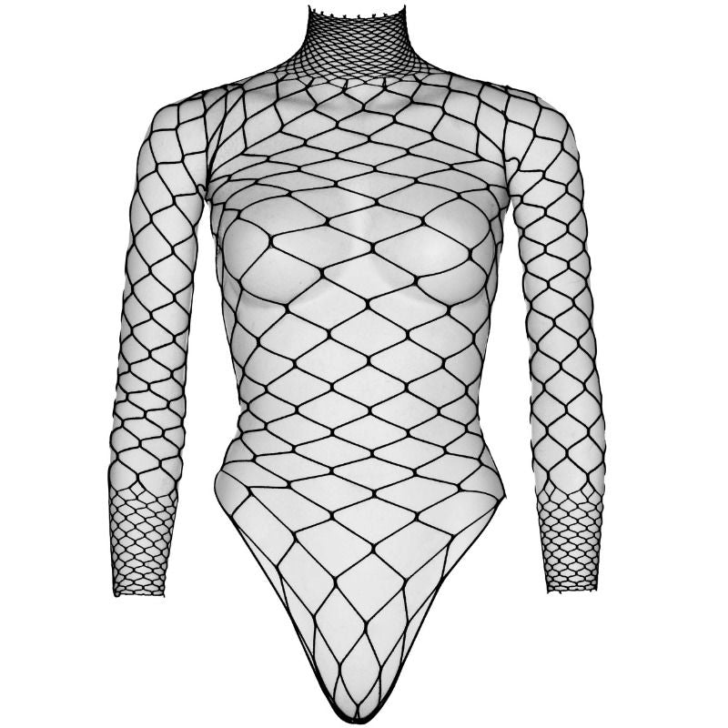 LEG AVENUE - TURTLENECK FISHNET TEDDY ONE SIZE LEG AVENUE BODYSTOCKINGS  NOCTURNA DESIRES