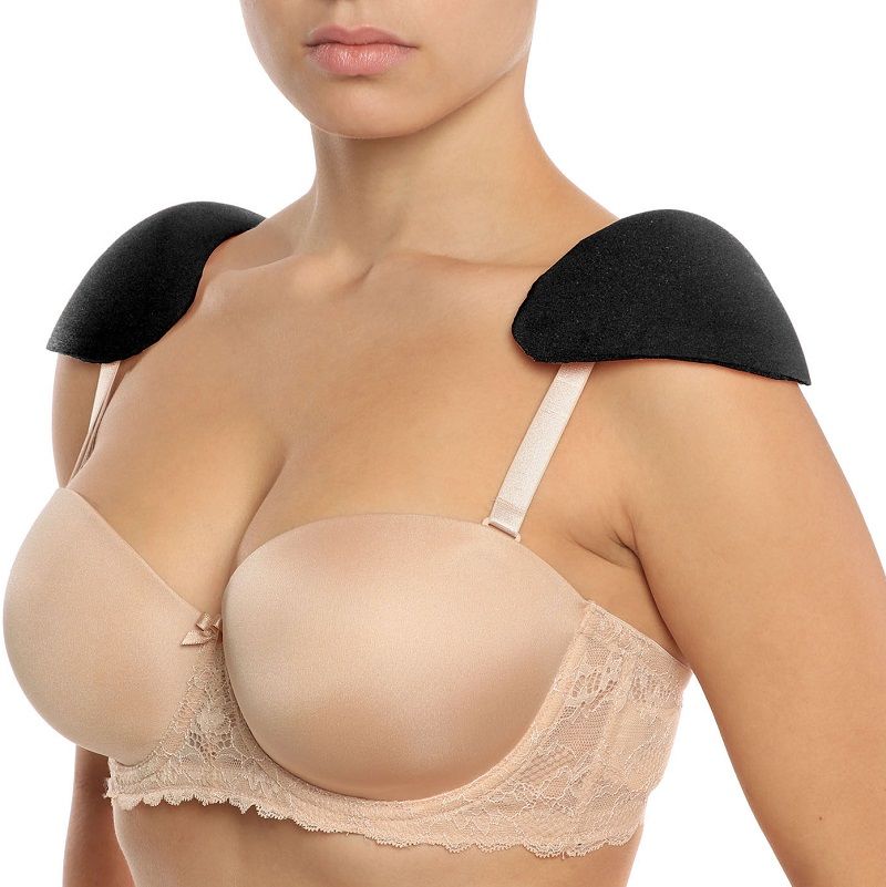 BYE-BRA - SHOULDER PROTECTORS SUPPORT BLACK BYE BRA - ACCESSORIES  NOCTURNA DESIRES