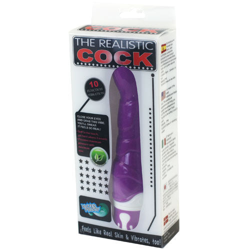 BAILE - REALISTIC COCK 10 RHYTHMS SENSATION VIOLET BAILE VIBRATORS  NOCTURNA DESIRES