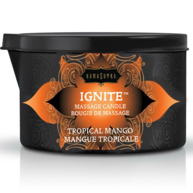 KAMASUTRA - MASSAGE CANDLE TROPICAL HANDLE 170 GR KAMASUTRA COSMETICS  NOCTURNA DESIRES