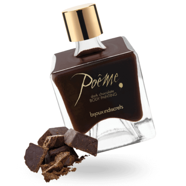 BIJOUX - POEME EDIBLE PAINT BLACK CHOCOLATE 50 GR - NOCTURNA DESIRES