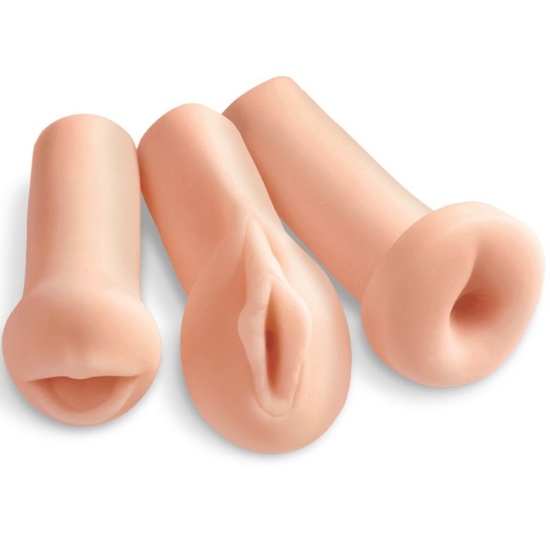 EXTREME TOYZ - ALL 3 HOLES KIT 3 MASTURBATORS EXTREME TOYZ  NOCTURNA DESIRES