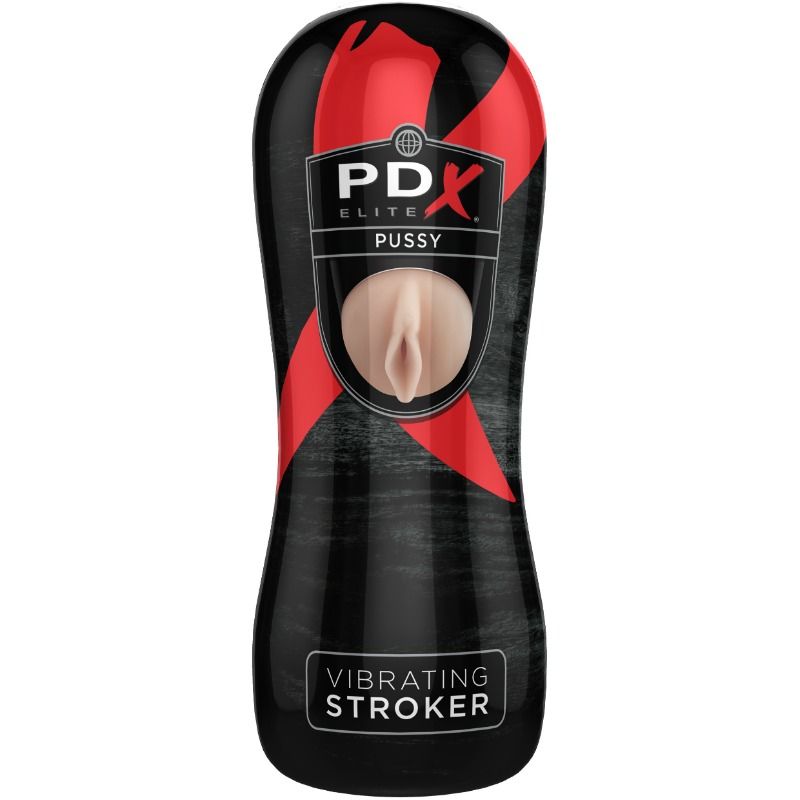 PDX ELITE - VIBRATING PUSSY STROKER PDX ELITE  NOCTURNA DESIRES