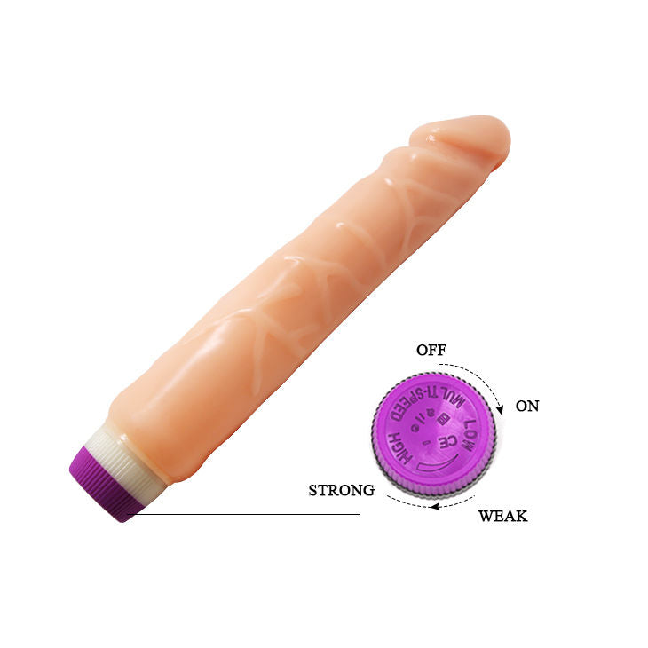 BAILE - WAVES OF PLEASURE REALISTIC VIBRATING 25.5 CM BAILE  NOCTURNA DESIRES