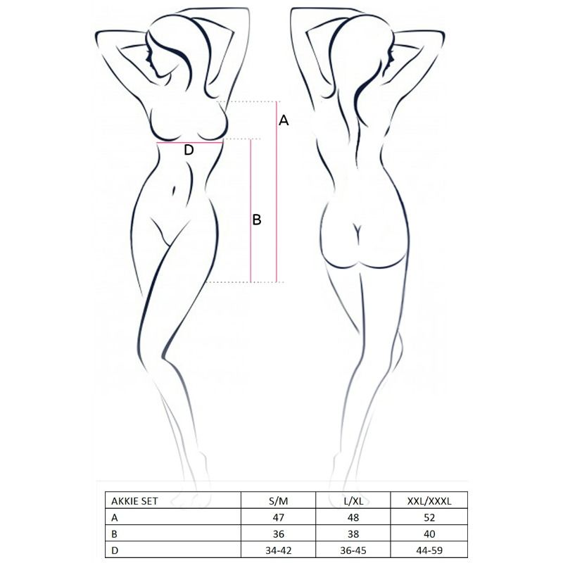 PASSION - WOMAN AKKIE SET NURSE COSTUME S/M PASSION WOMAN SETS  NOCTURNA DESIRES