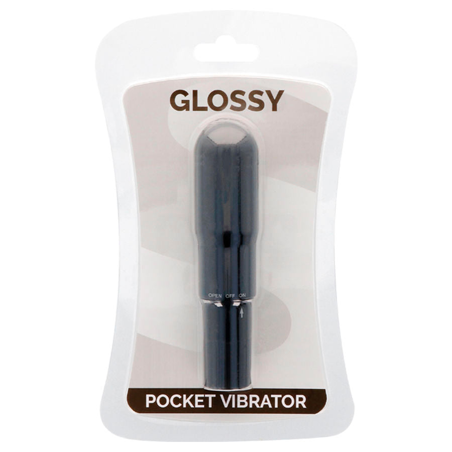 GLOSSY - POCKET VIBRATOR BLACK GLOSSY  NOCTURNA DESIRES