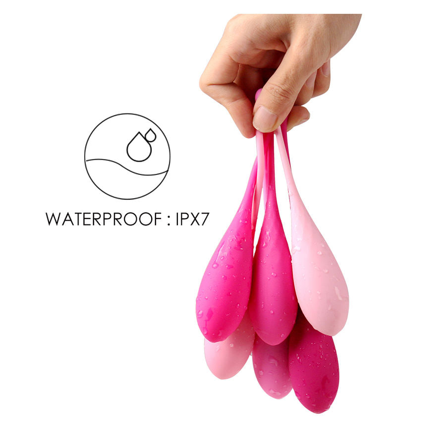 LESLIE - KEGEL FIT PELVIC MUSCLE TRAINING SET 6 WEIGHTS LESLIE  NOCTURNA DESIRES
