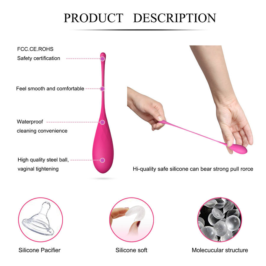 LESLIE - KEGEL FIT PELVIC MUSCLE TRAINING SET 6 WEIGHTS LESLIE  NOCTURNA DESIRES