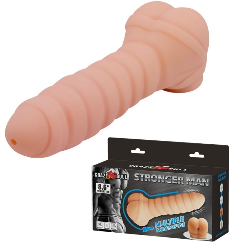 CRAZY BULL - MULTIFUNCTIONAL PENIS 21.8 CM CRAZY BULL  NOCTURNA DESIRES