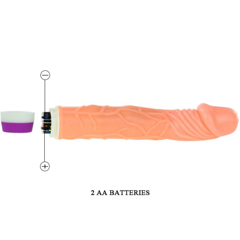 BAILE - WAVES OF PLEASURE REALISTIC VIBRATING 22.5 CM BAILE  NOCTURNA DESIRES