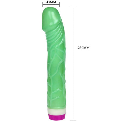 BAILE - WAVES OF PLEASURE VIBRATOR 23 CM GREEN BAILE VIBRATORS  NOCTURNA DESIRES