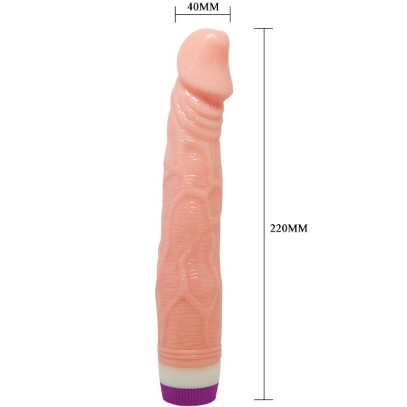 BAILE - NATURAL REALISTIC VIBRATOR 22 CM BAILE VIBRATORS  NOCTURNA DESIRES