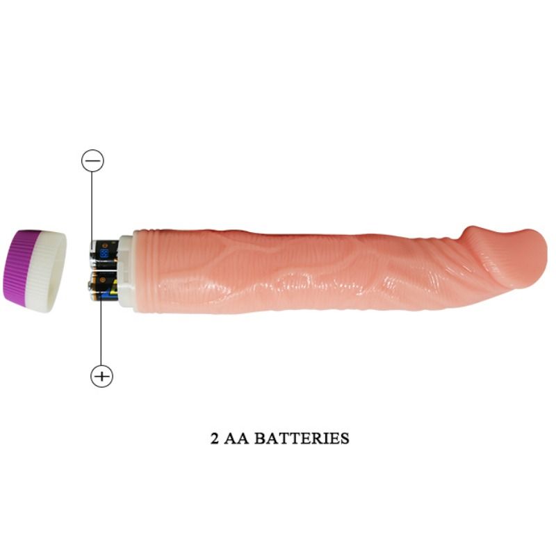 BAILE - NATURAL REALISTIC VIBRATOR 22 CM BAILE VIBRATORS  NOCTURNA DESIRES