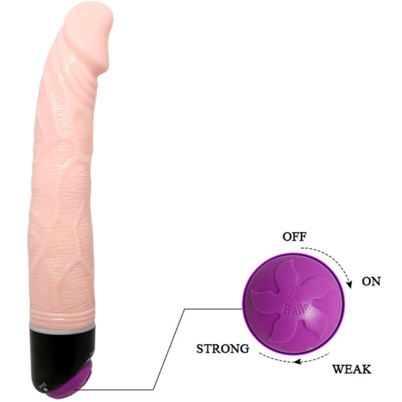 BAILE - ADOUR BAILE - CLUB REALISTIC VIBRATOR 23 CM NATURAL BAILE  NOCTURNA DESIRES