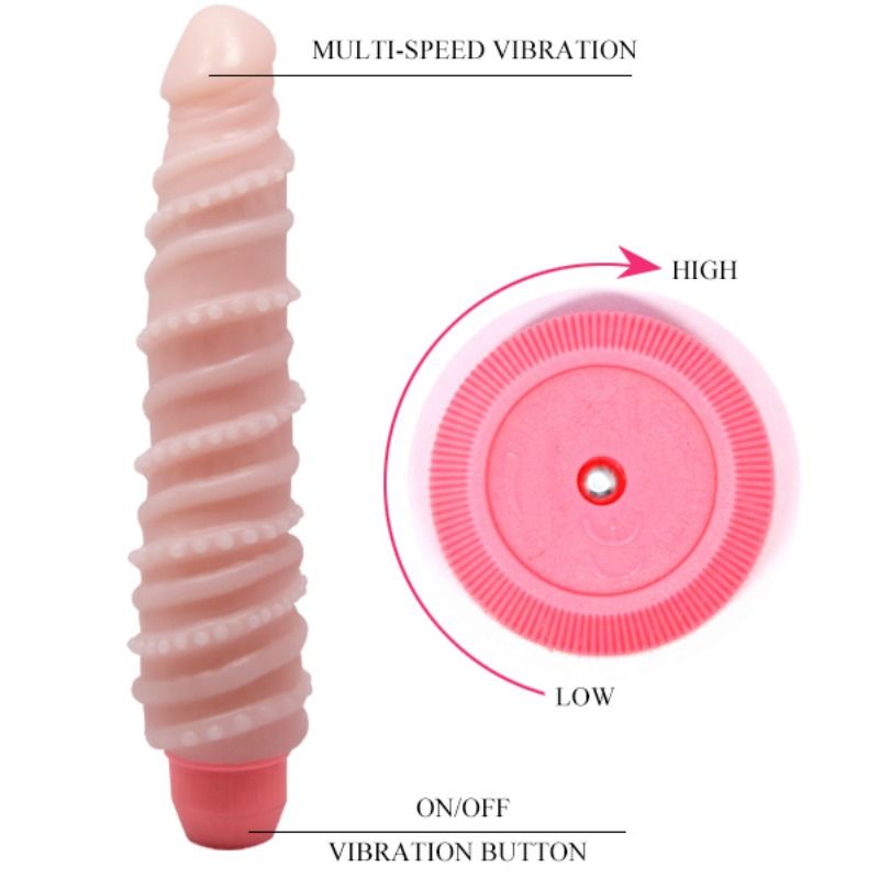BAILE - FLEXI VIBE SENSUAL SPIRAL VIBRATOR 19.5 CM BAILE VIBRATORS  NOCTURNA DESIRES