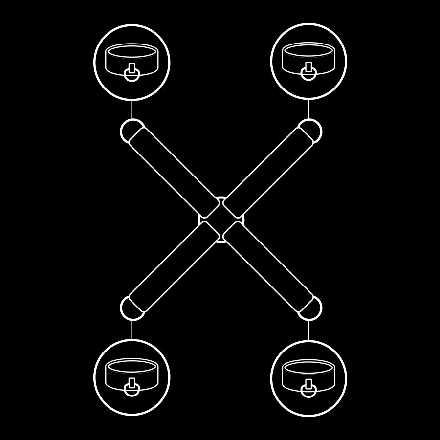 FETISH SUBMISSIVE - VEGAN LEATHER HANDCUFF UNION FETISH SUBMISSIVE BONDAGE  NOCTURNA DESIRES