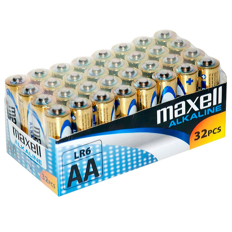 MAXELL - BATTERY ALCALINA AA LR6 PACK*32 UDS - NOCTURNA DESIRES