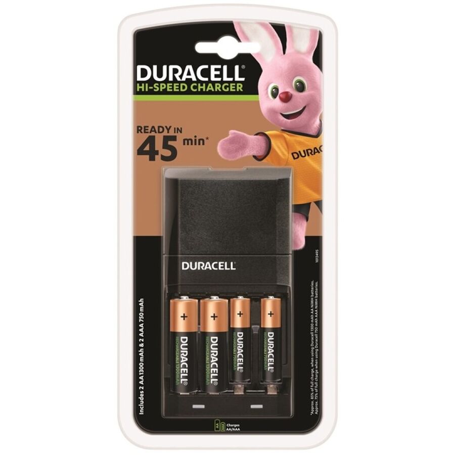 DURACELL - CHARGUER 45MIN. + 2xAA 1700mAh + 2xAAA 750mAh DURACELL  NOCTURNA DESIRES